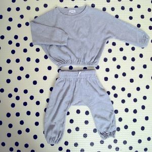 2 Piece Ribbed Pullover + Jogger Set (Baby/Toddler)